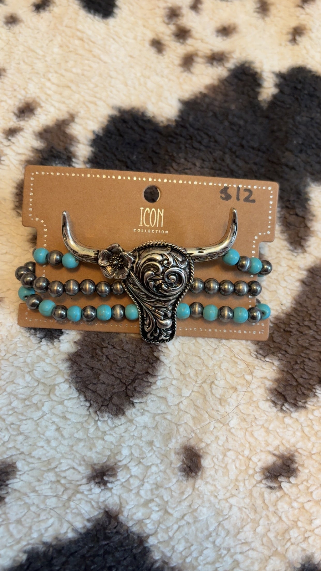 🤠Longhorn Turquoise Beaded Bracelet Set