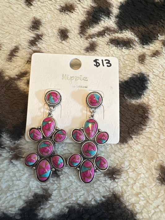 Pink & turquoise