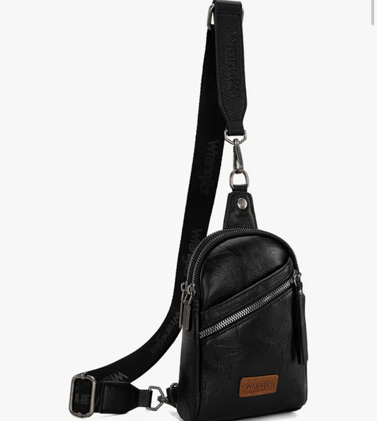 Wrangler Mini Sling Bag – Black