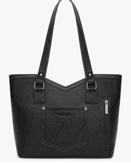 Wrangler Black Tote Bag