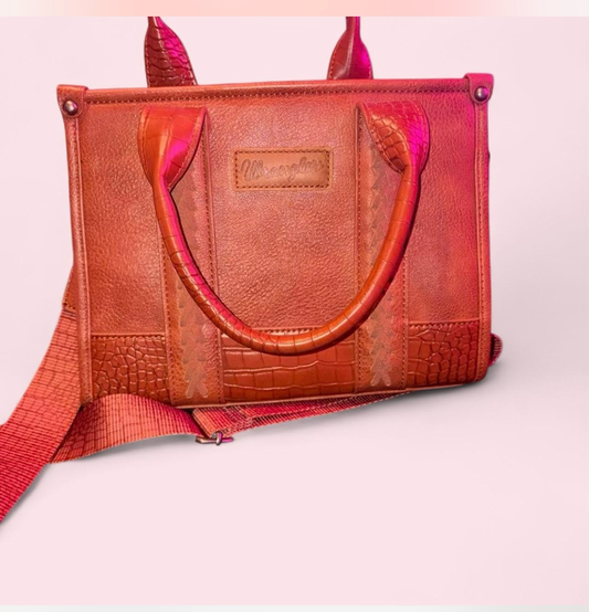 Wrangler Croc-Accent Tote