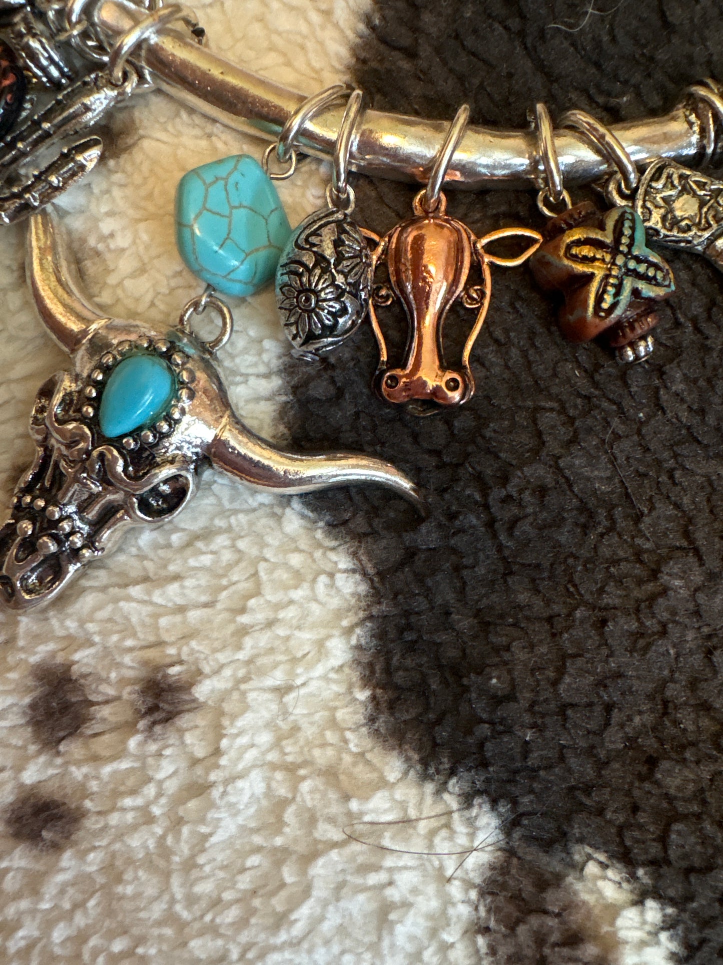 🤠 Western Charm Necklace & Earring Set